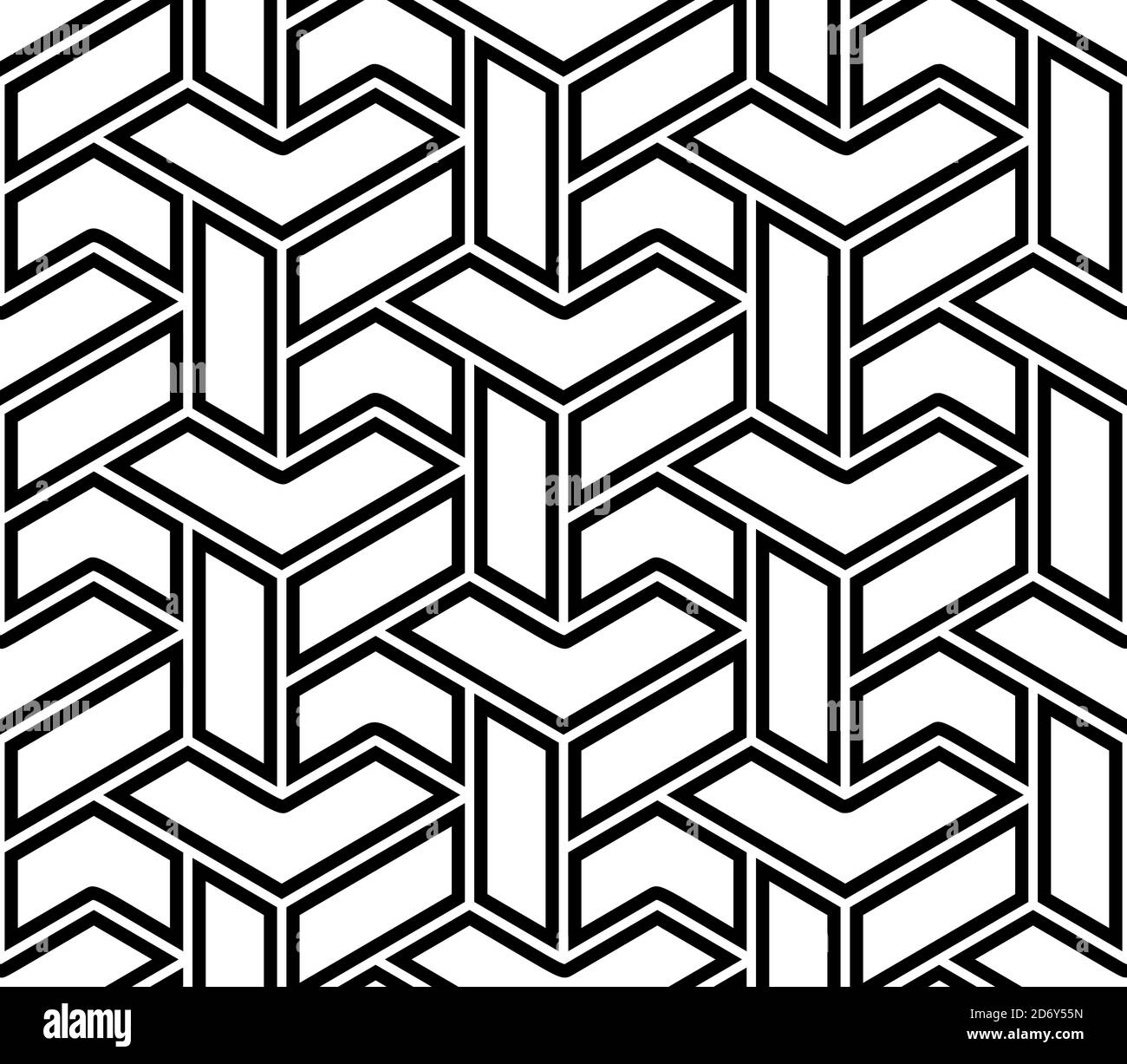 Geometrische nahtlose Vektormuster Stock Vektor