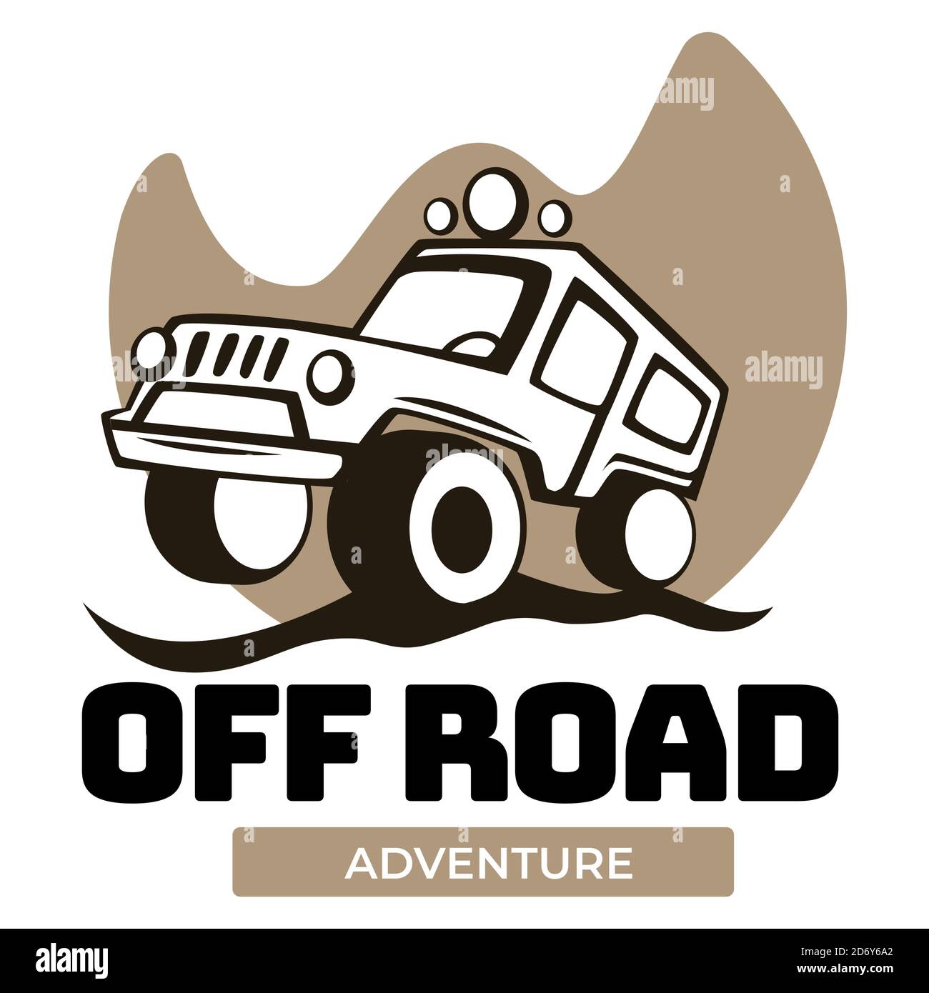 Off Road Abenteuer, Tourismus und Transport Stock Vektor