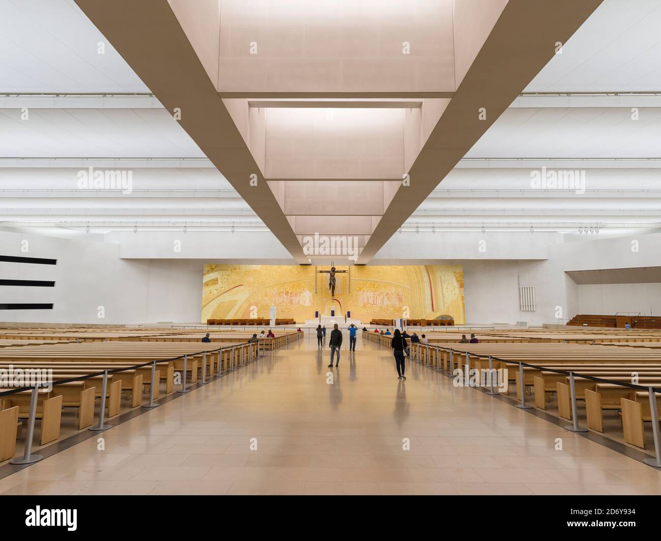 Basilika der Heiligen dreifaltigkeit Igreja da Santissima Trindade. Fatima, ein Wallfahrtsort. Europa, Südeuropa, Portugal Stockfoto