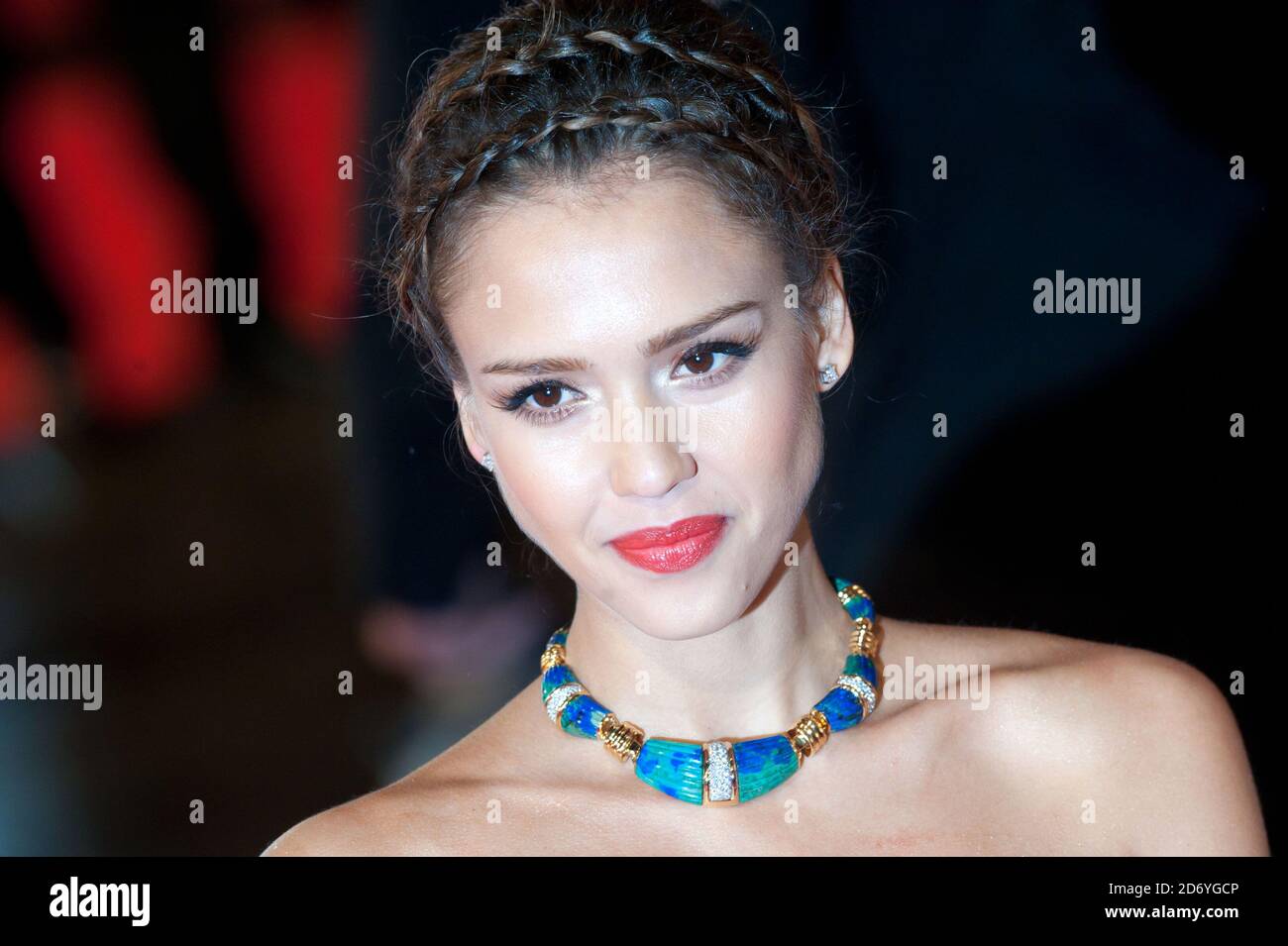 Jessica Alba bei den Orange British Academy Film Awards 2011 im Royal Opera House, Covent Garden, London Stockfoto