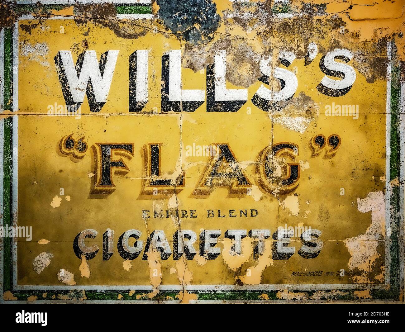 Wills 'Flag' Empire Blend Zigaretten Stockfoto