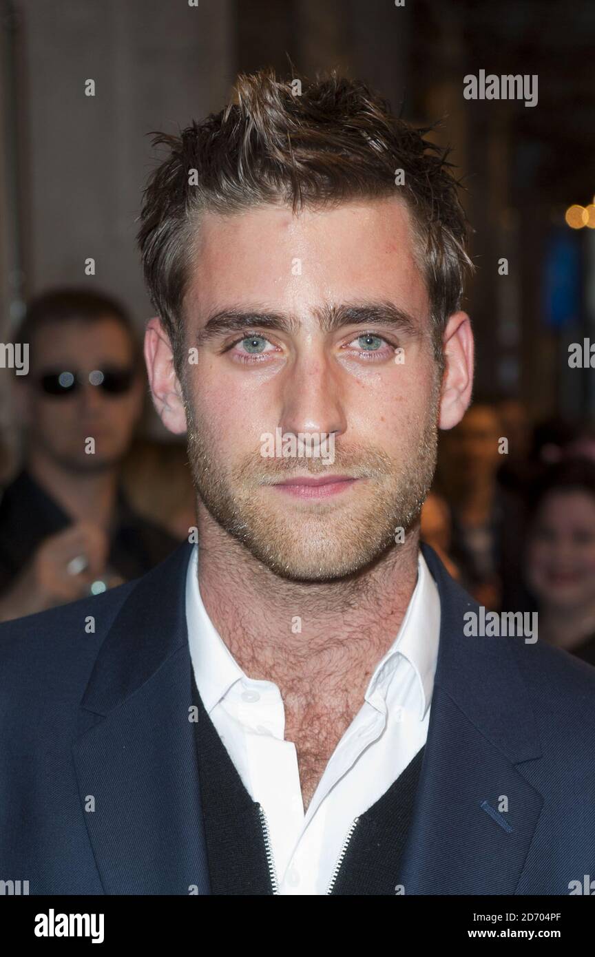 Oliver Jackson Cohen bei der Pressekonferenz der King's Speech im Wyndham's Theatre in London. Stockfoto