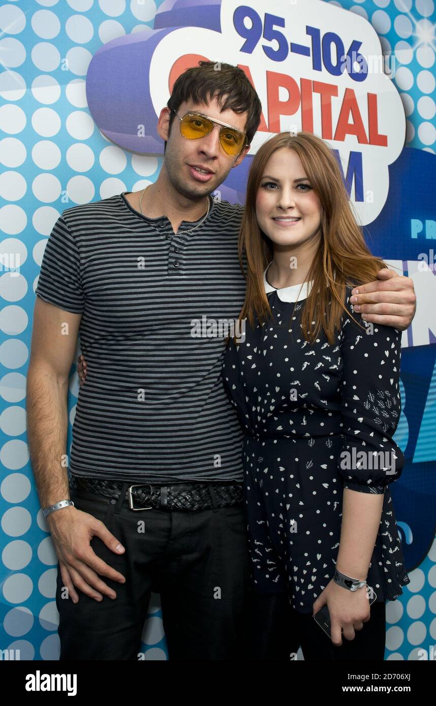 Beispiel und Moderator Kat Shoob Backstage beim Capital FM's Summertime Ball im Wembley Stadium, London Stockfoto