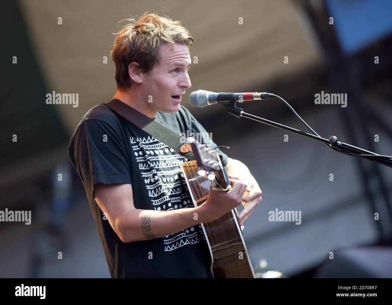 Ben Howard beim Latitude Festival in Southwold, Suffolk. Stockfoto