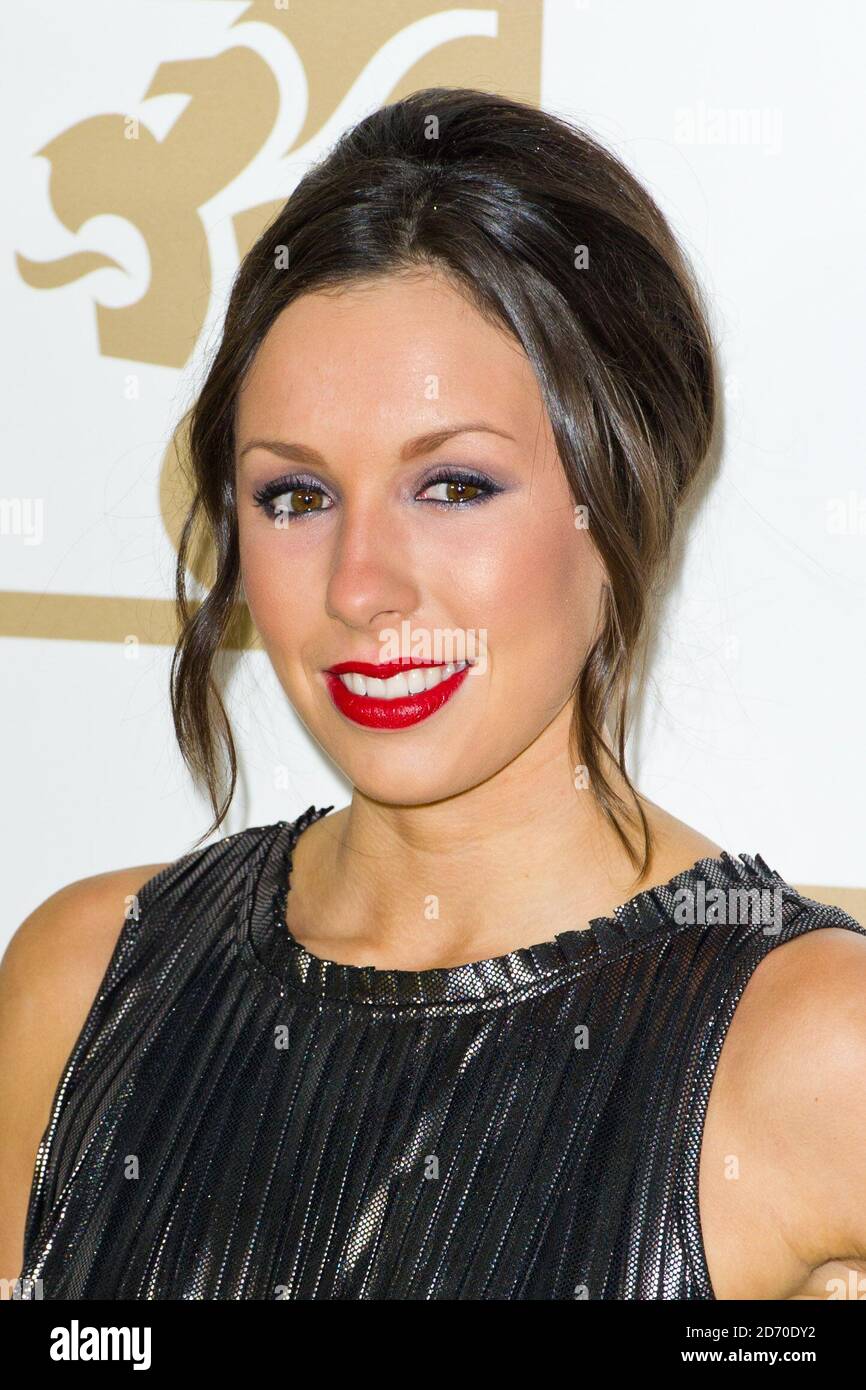 Samantha Murray beim British Olympic Ball im Grosvenor House Hotel in Mayfair, London. Stockfoto