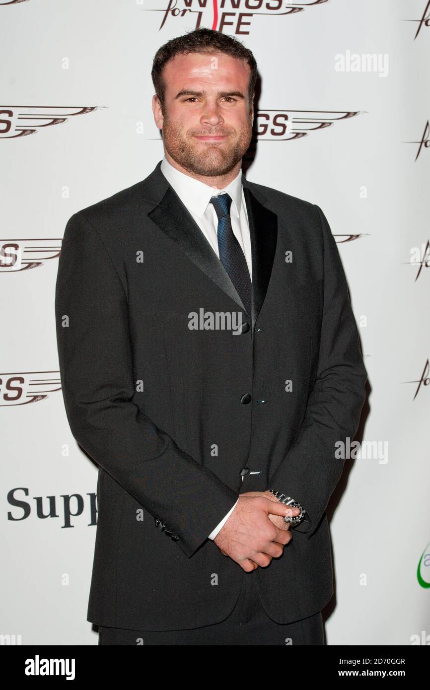 Jamie Roberts bei der Ankunft am Wings for Life Dinner and Ball, veranstaltet vom Cord Club in One Marylebone, London. Stockfoto