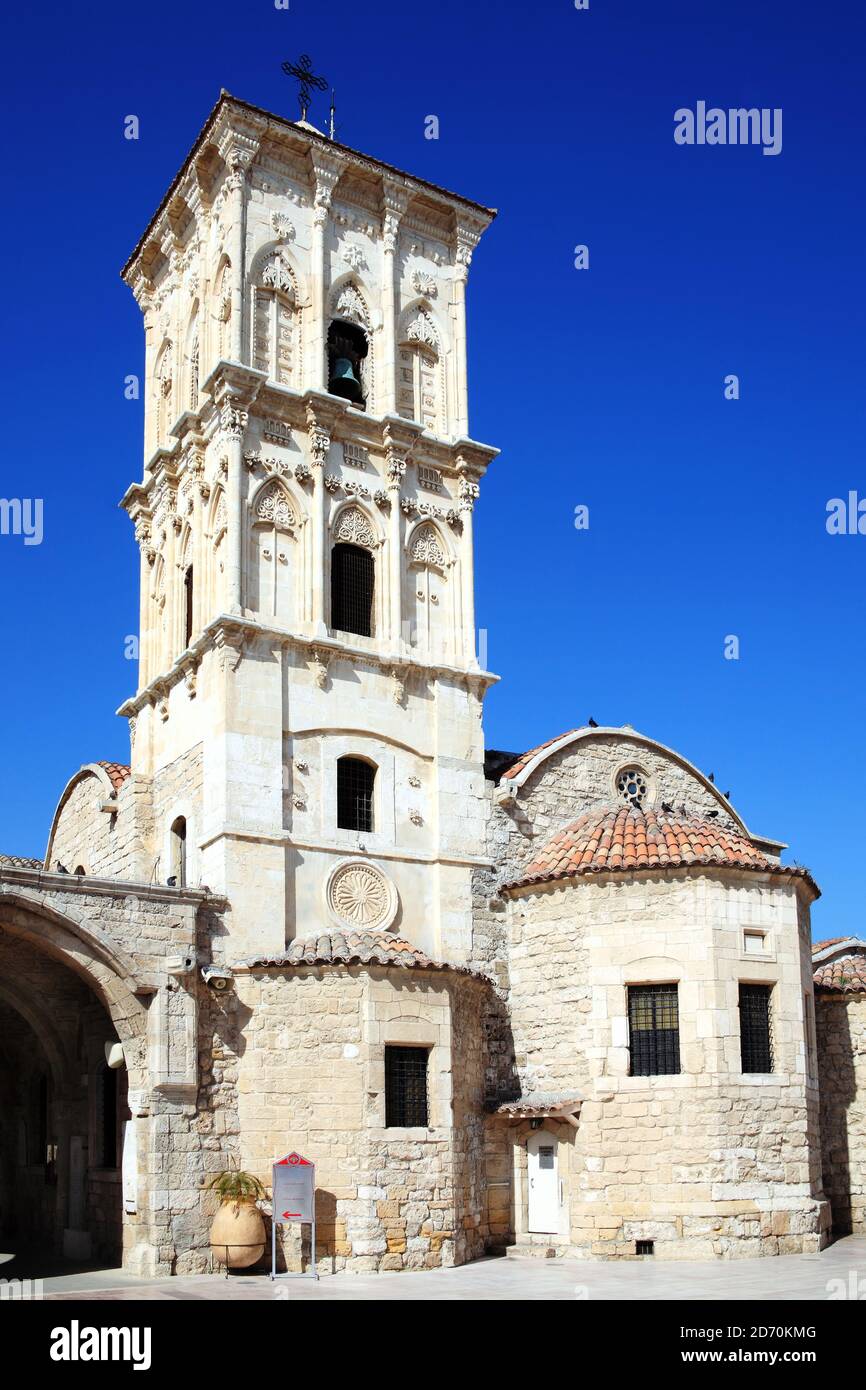 Agios Lazaros Kirche, Larnaca, Zypern ist eine byzantinische Kirche, die von Kaiser Leo VI. Im 9. Jahrhundert erbaut wurde. Das Grab des Lazarus kann hier gefunden werden Stockfoto