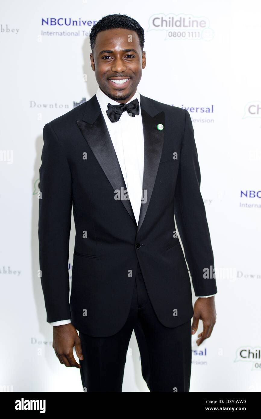 Gary Carr beim Downton Abbey Childline Ball im Savoy Hotel im Zentrum von London. Stockfoto