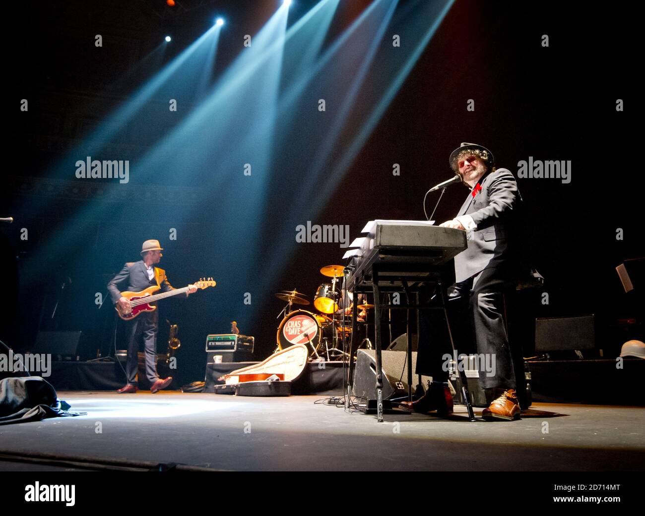 Chas und Dave treten in der Royal Albert Hall in auf west London Stockfoto