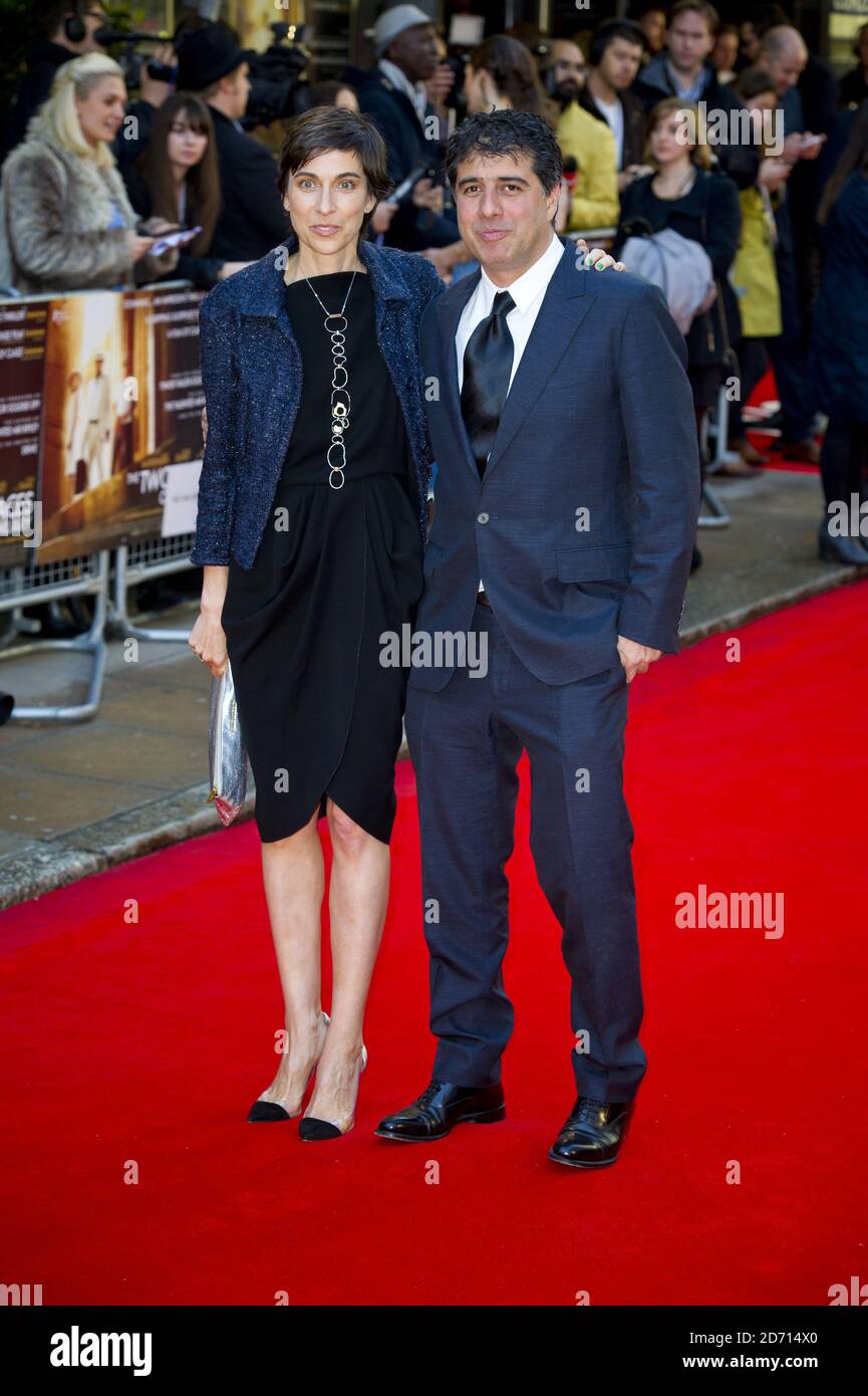 Hossein Amini bei der Premiere von The Two Faces of January, auf dem Curzon Mayfair in London. Stockfoto
