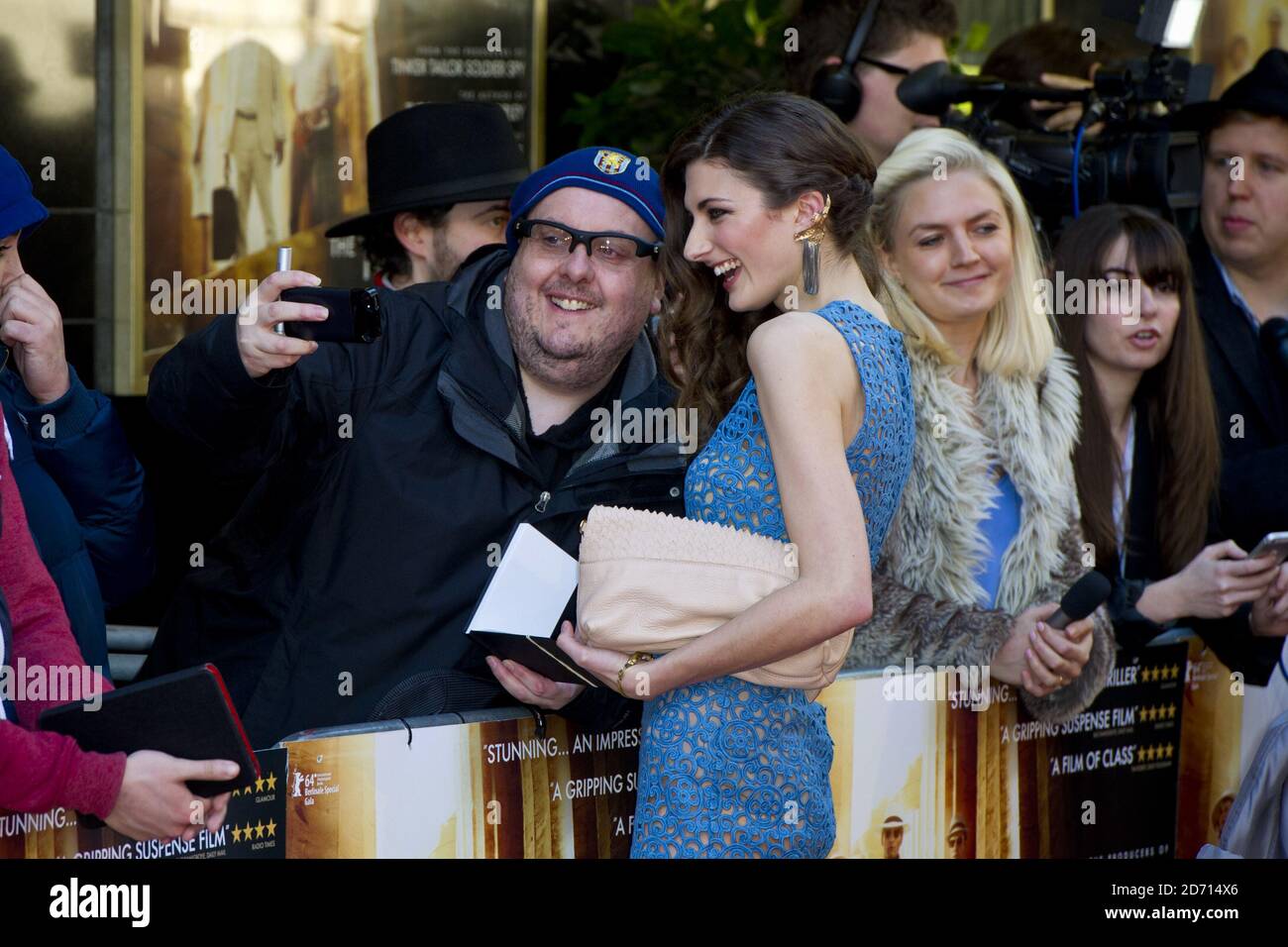 Diasy Bevan bei der Premiere von The Two Faces im Januar auf dem Curzon Mayfair in London. Stockfoto