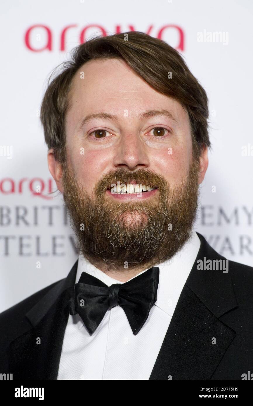 David Mitchell bei den Arqiva British Academy Television Awards 2014 im Theatre Royal, Drury Lane, London. Stockfoto