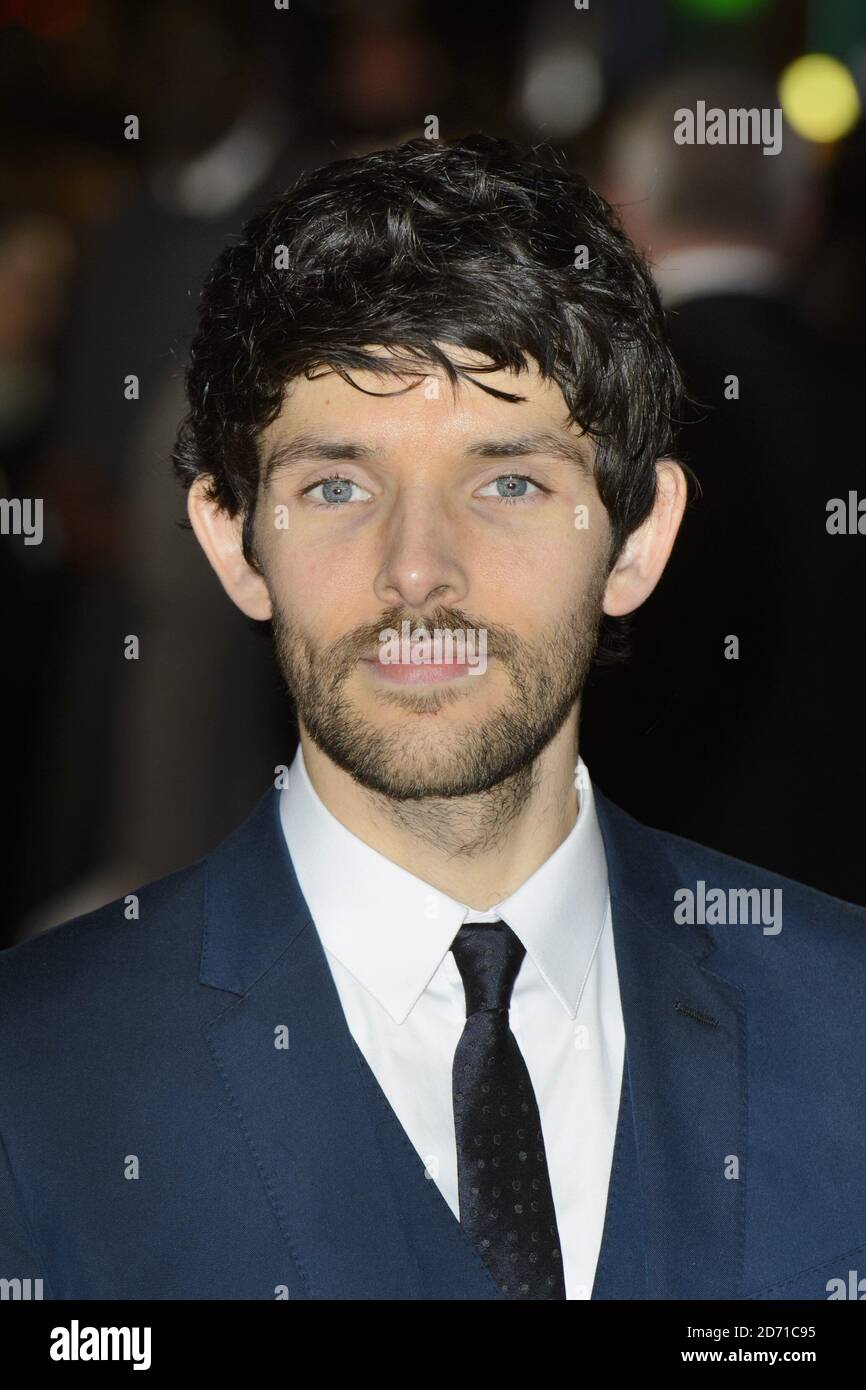 Colin Morgan bei der Premiere von Testament of Youth, im Empire Cinema am Leicester Square, London Stockfoto