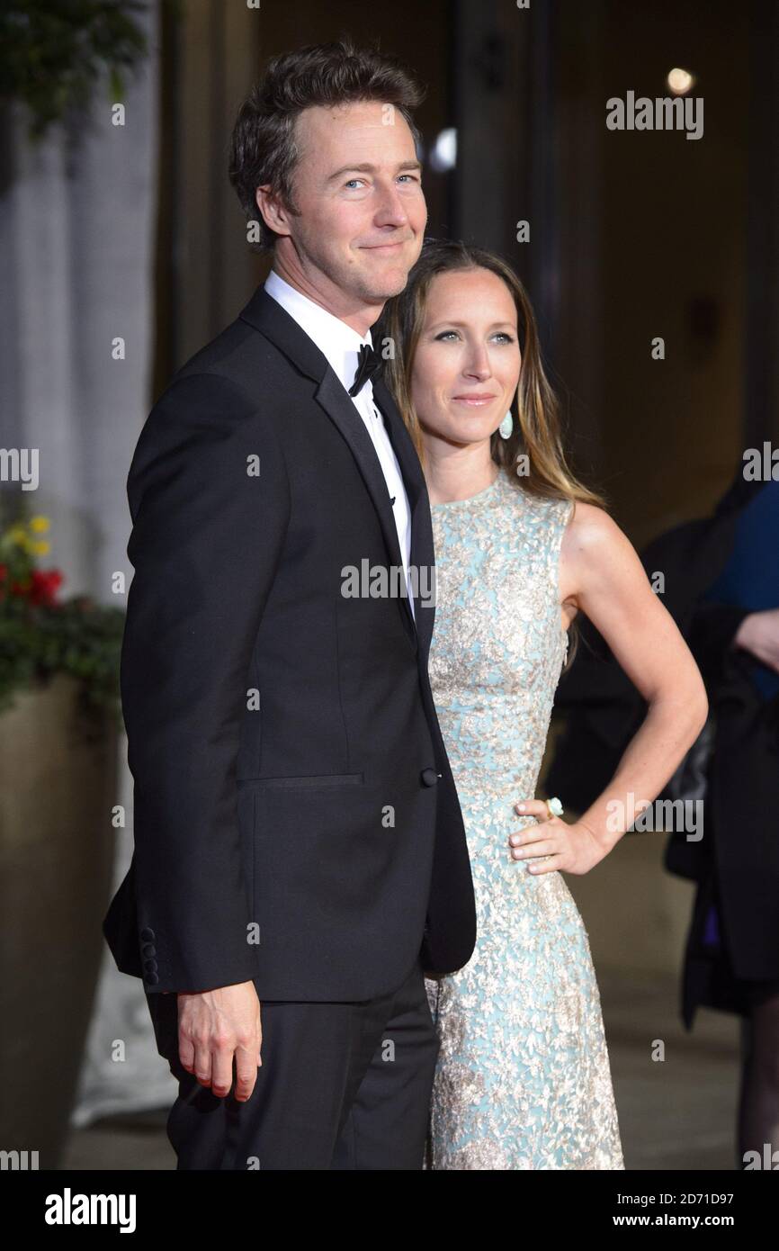 Edward Norton nimmt an der After Show Party für die EE British Academy Film Awards im Grosvenor House Hotel im Zentrum von London Teil. Stockfoto