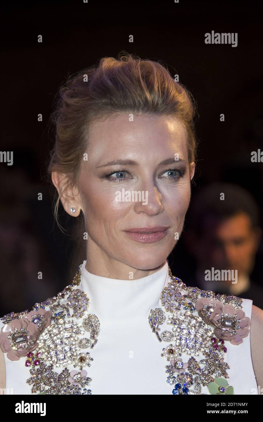 Cate Blanchett nimmt an den BFI London Film Festival Awards im Banqueting House in London Teil. DRÜCKEN Sie VERBANDSFOTO. Bilddatum: Samstag, 17. Oktober 2015. Bildnachweis sollte lauten: Matt Crossick/PA Wire Stockfoto