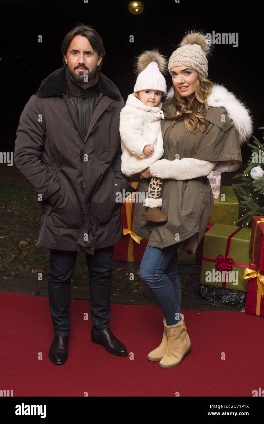 Tamara Ecclestone und Jay Rutland bei der Eröffnung von Winter Wonderland im Hyde Park in London. Stockfoto