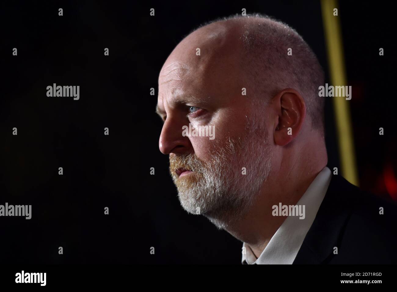 Poetry-Preisträger Don Paterson bei den Costa Book Awards 2016 bei Quaglino's, London. Stockfoto