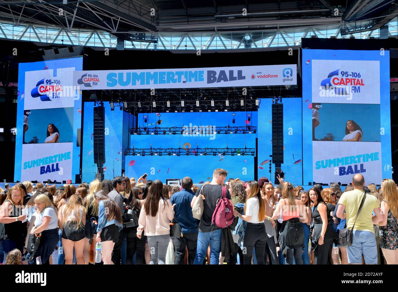 Allgemeine ansicht wembley stadion hauptstadt fms sommerball wembley