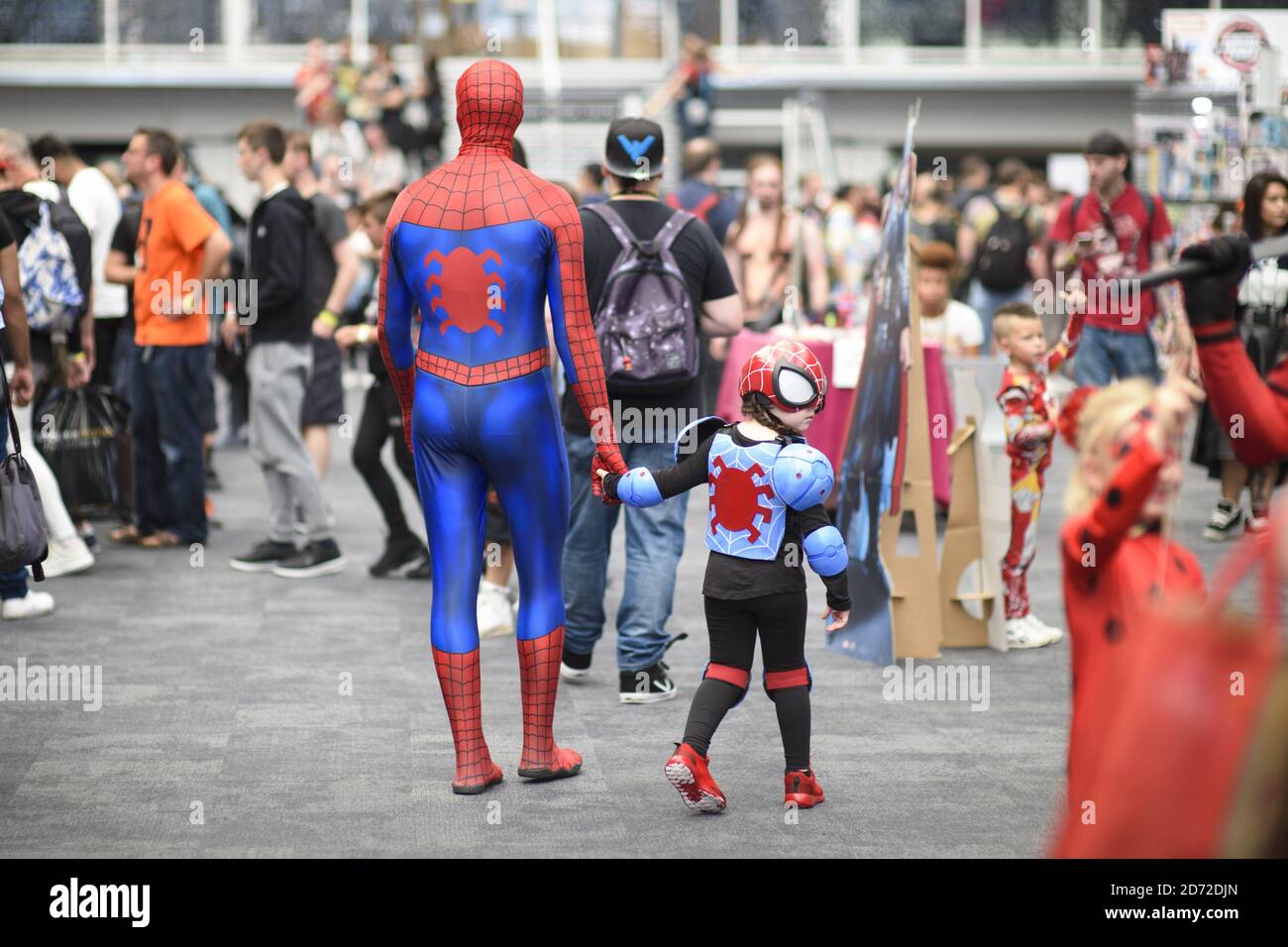 Cosplay-Fans auf der Super Comic Con im Business Design Center in Islington, London. Bilddatum: Samstag, 26. August 2017. Bildnachweis sollte lauten: Matt Crossick/ EMPICS Entertainment. Stockfoto