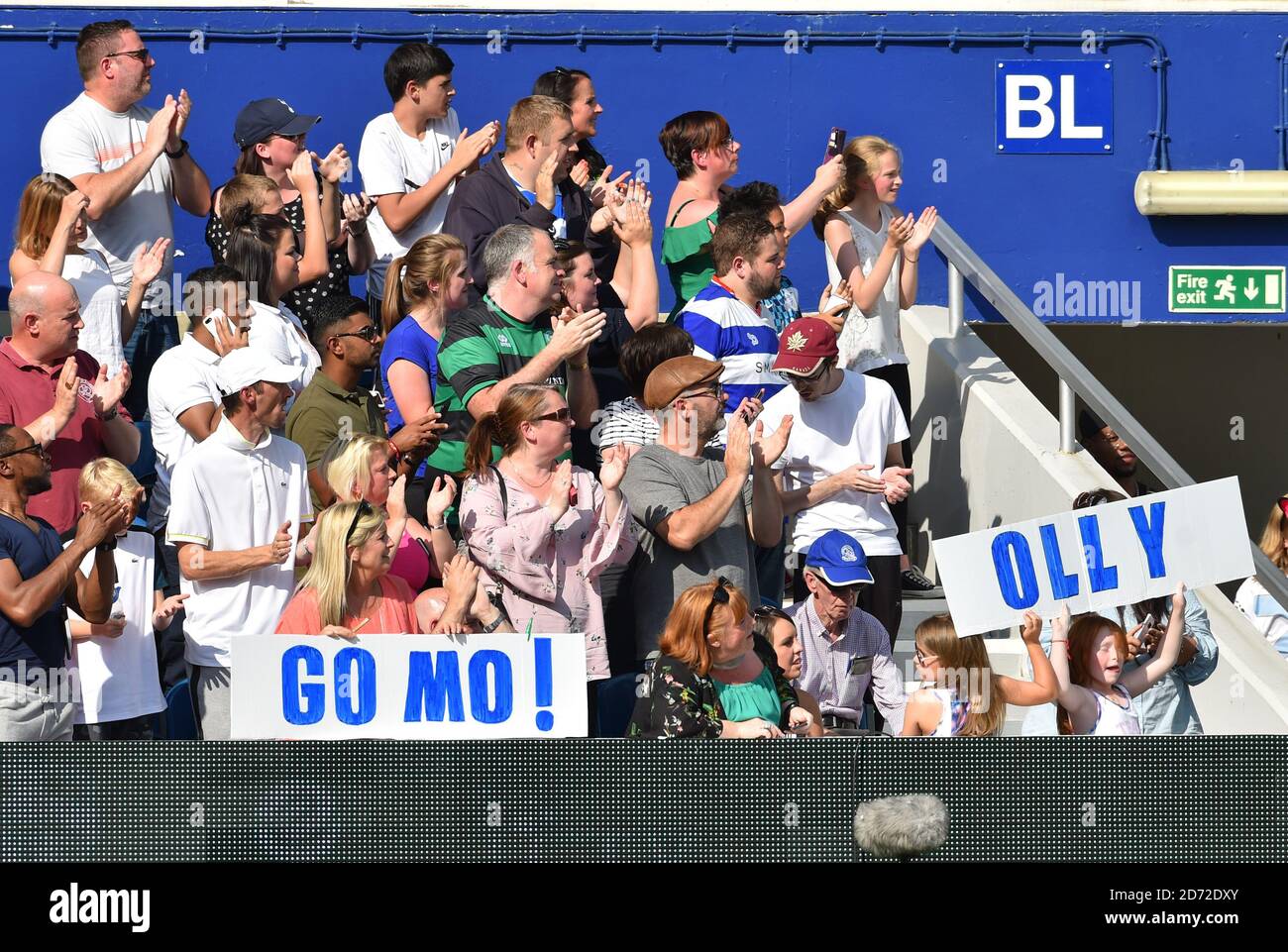 Die Menge während Game4Grenfell, ein wohltätiger Fußballspiel zur Unterstützung der Opfer der Grenfell Fire Tragödie. Bilddatum: Samstag, 2. September 2017. Bildnachweis sollte lauten: Matt Crossick/ EMPICS Entertainment. Stockfoto