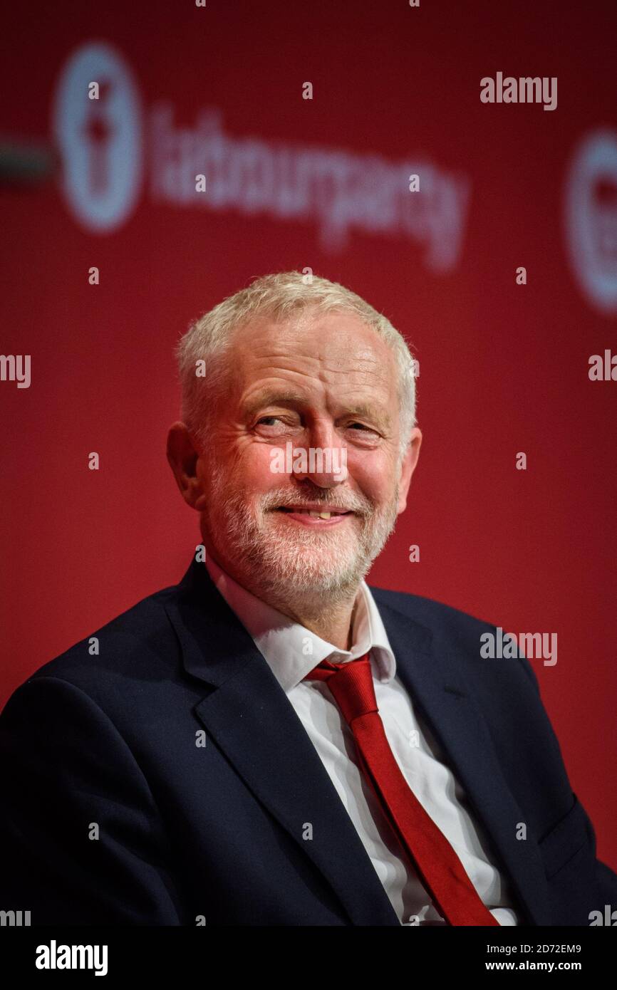 Der Gewerkschaftsführer Jeremy Corbyn, abgebildet während der Konferenz der Labour Party in Brighton. Bilddatum: Sonntag, 24. September 2017. Bildnachweis sollte lauten: Matt Crossick/ EMPICS Entertainment. Stockfoto