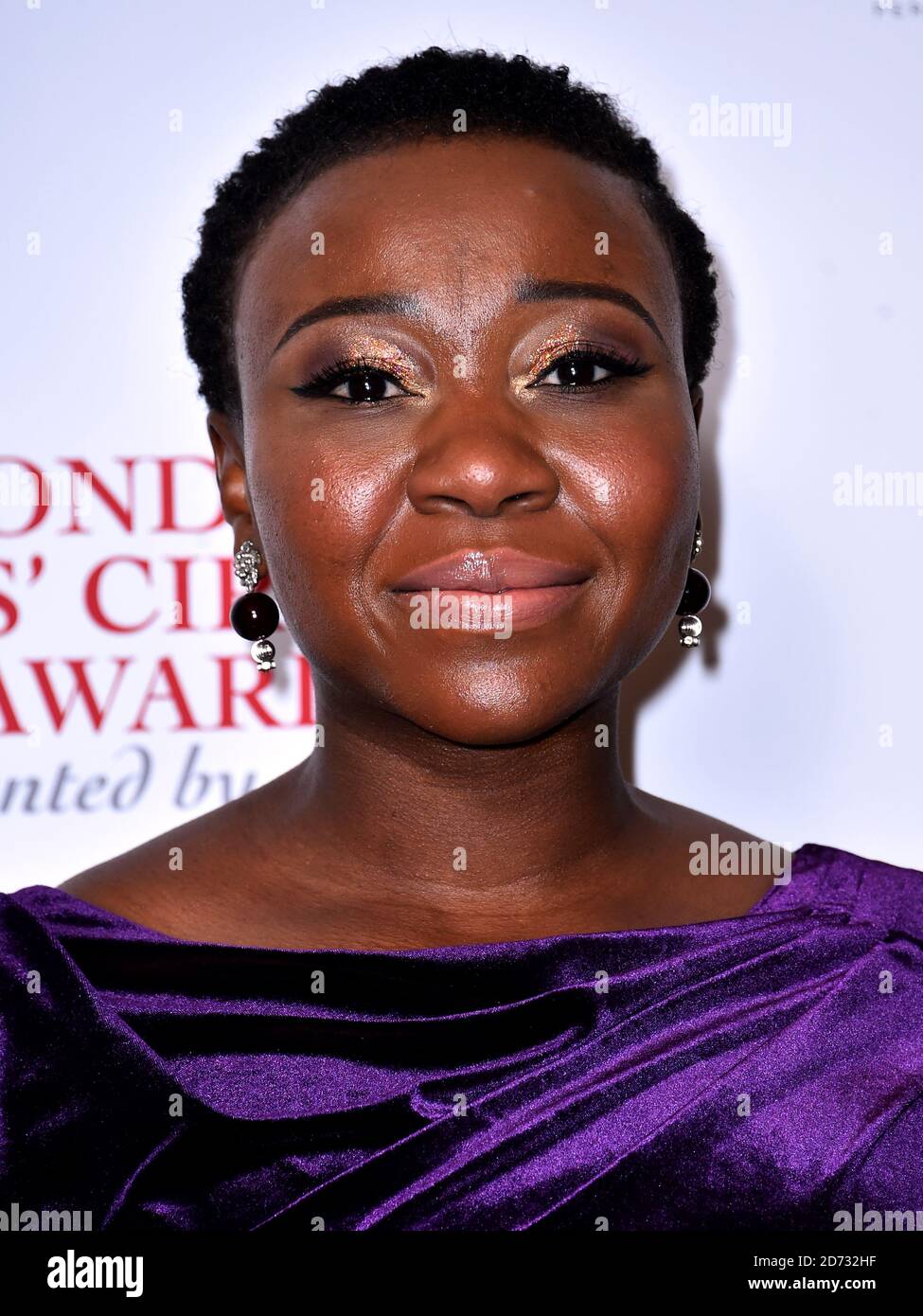 Muna Otaru beim 39. London Critics' Circle Film Award Im May Fair Hotel in London Stockfoto