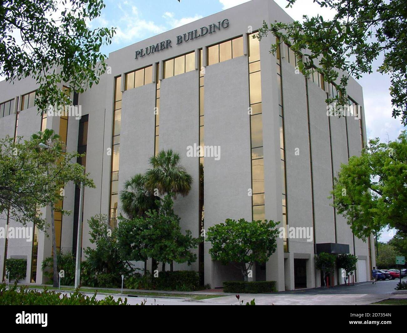 Plumer Building mit Büros des Charlee-Programms, Coral Gables, FL 5/22/00 [[Tag]] Stockfoto