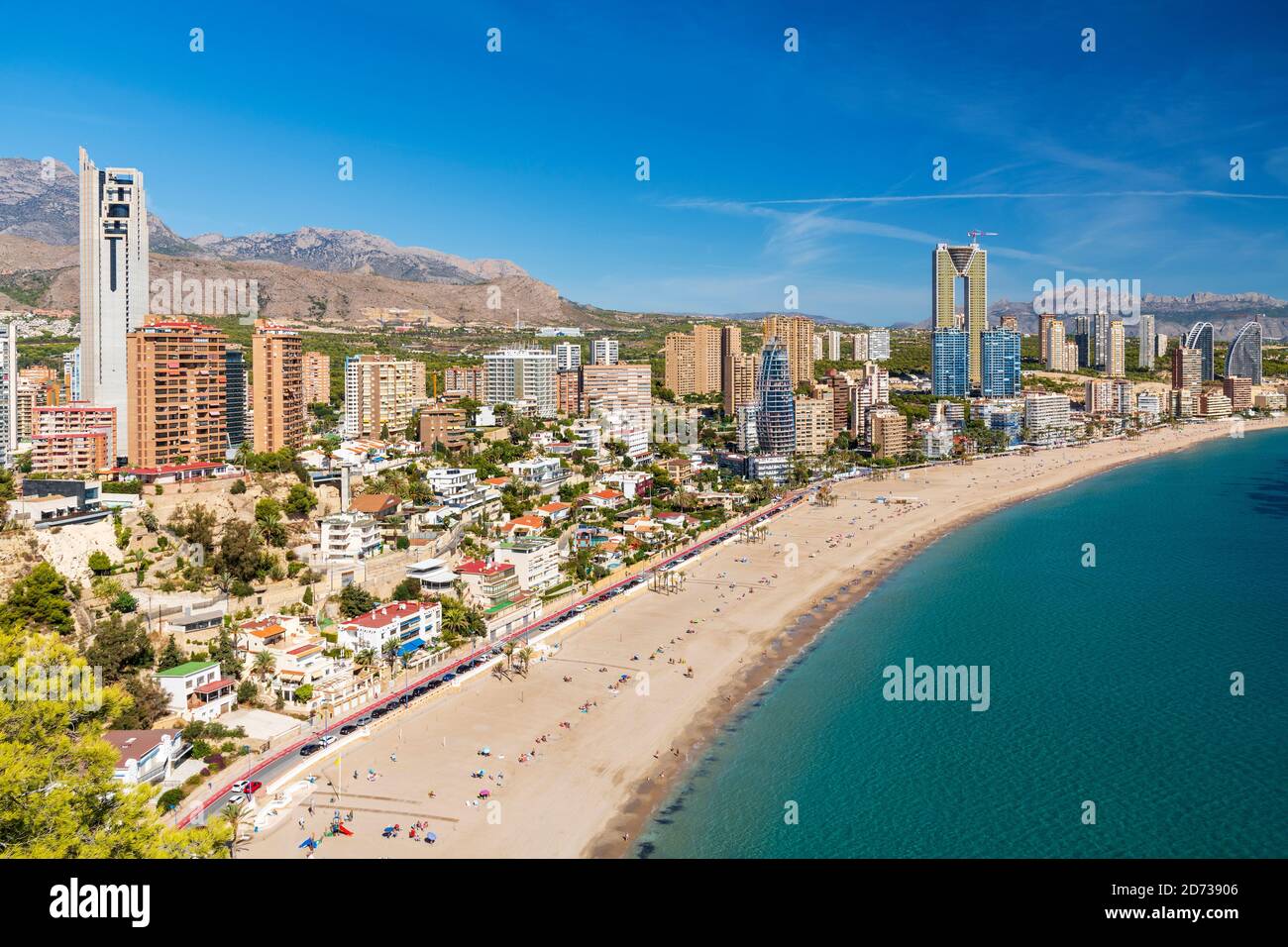 Benidorm, Costa Blanca, Bundesland Valencia, Spanien Stockfoto