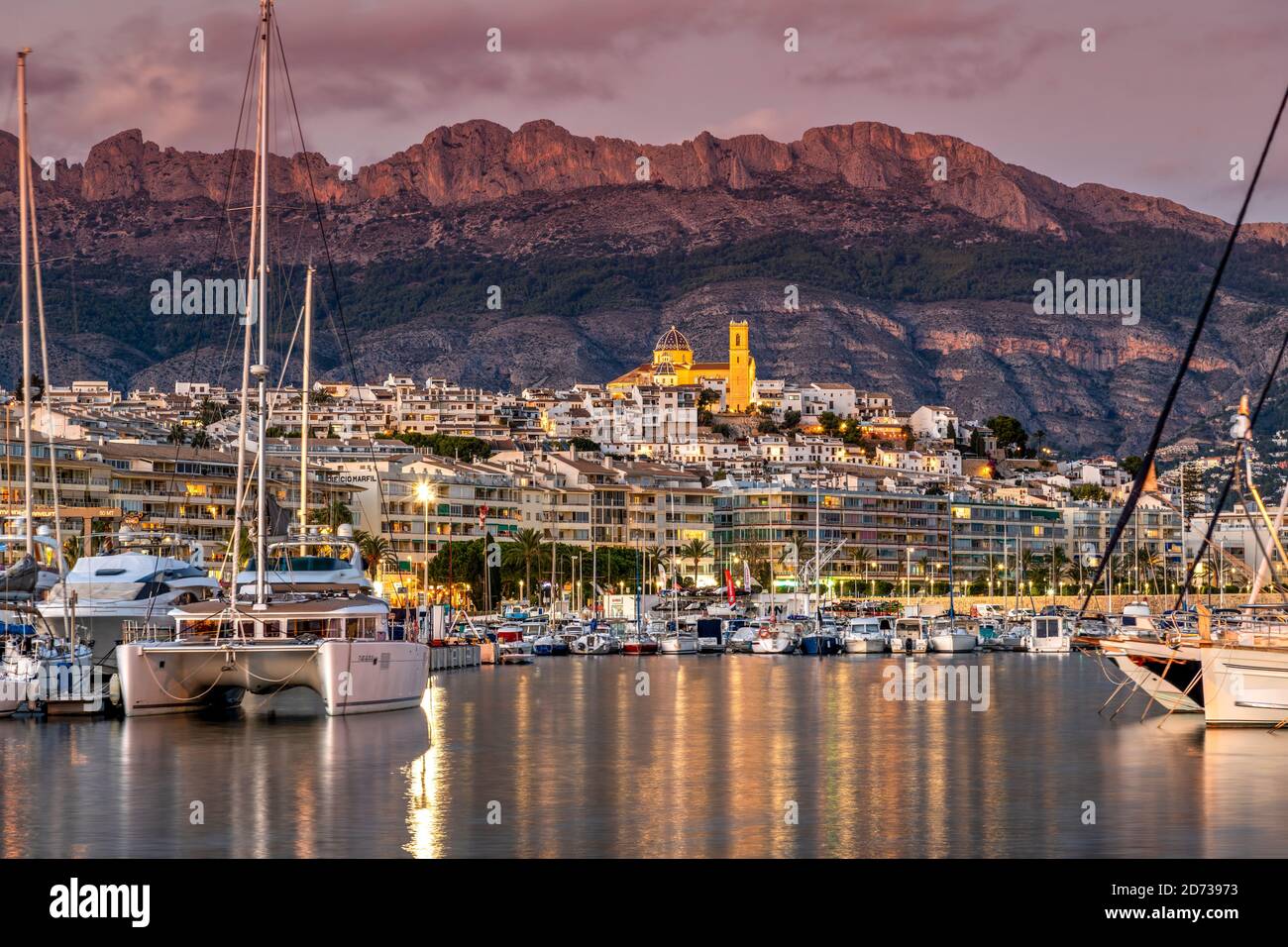 Altea, Costa Blanca, Valencia, Spanien Stockfoto