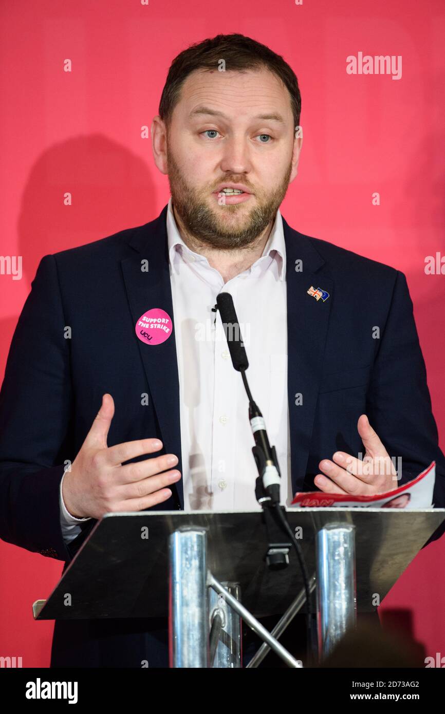 Ian Murray spricht während einer stellvertretenden Führungsveranstaltung für die Labour Party im Grand Hotel in Brighton. Bilddatum: Samstag, 29. Februar 2020. Bildnachweis sollte lauten: Matt Crossick/Empics Stockfoto