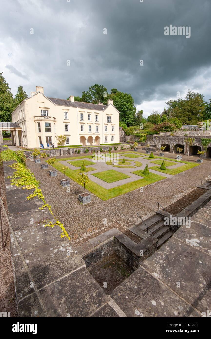 Aberglasney Gardens, Carnarthenshire, Wales. Stockfoto