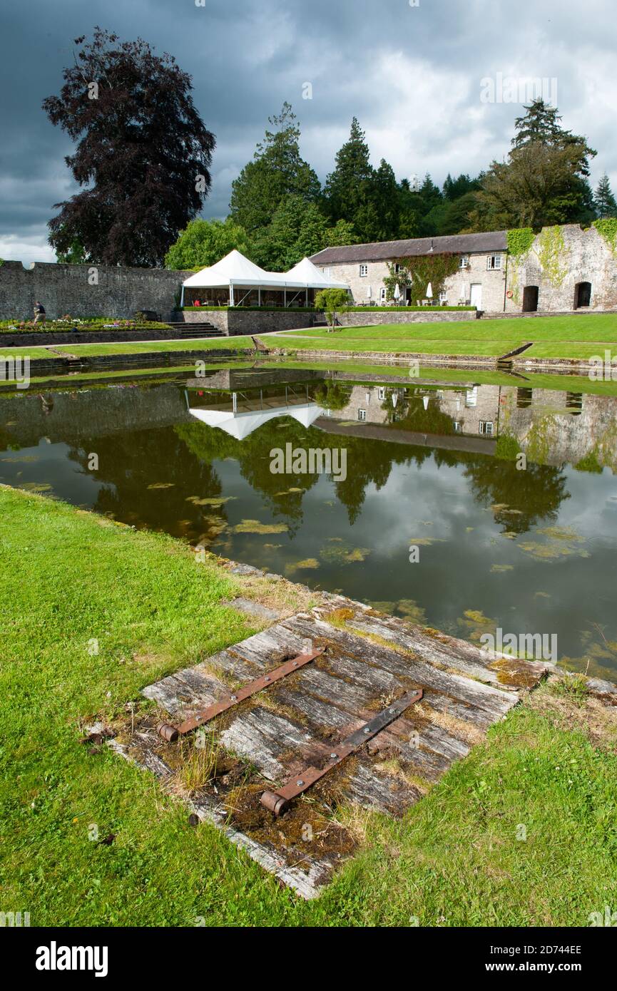 Aberglasney Gardens, Carnarthenshire, Wales. Stockfoto