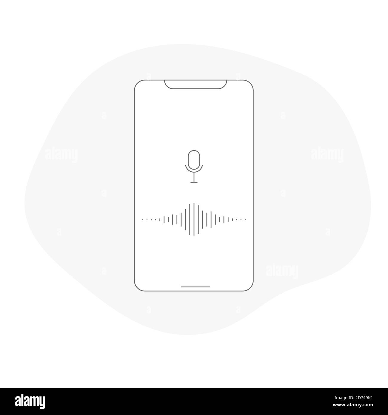 Aufnahme-Sound-Logo-Set Linie modernen Farbstil isoliert auf weißem Hintergrund für den Einsatz Musik-Shop, Sound-Unternehmen, dj-Markt usw., Audio-System-Shop. Stock Vektor