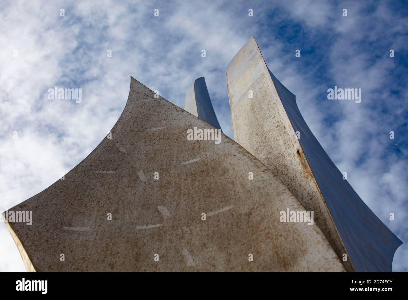 Omaha Beach, Normandie, France Memorial Stockfoto