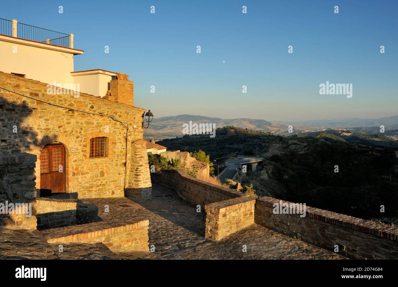 Italien, Basilicata, Aliano, Carlo Levi House Museum Stockfoto