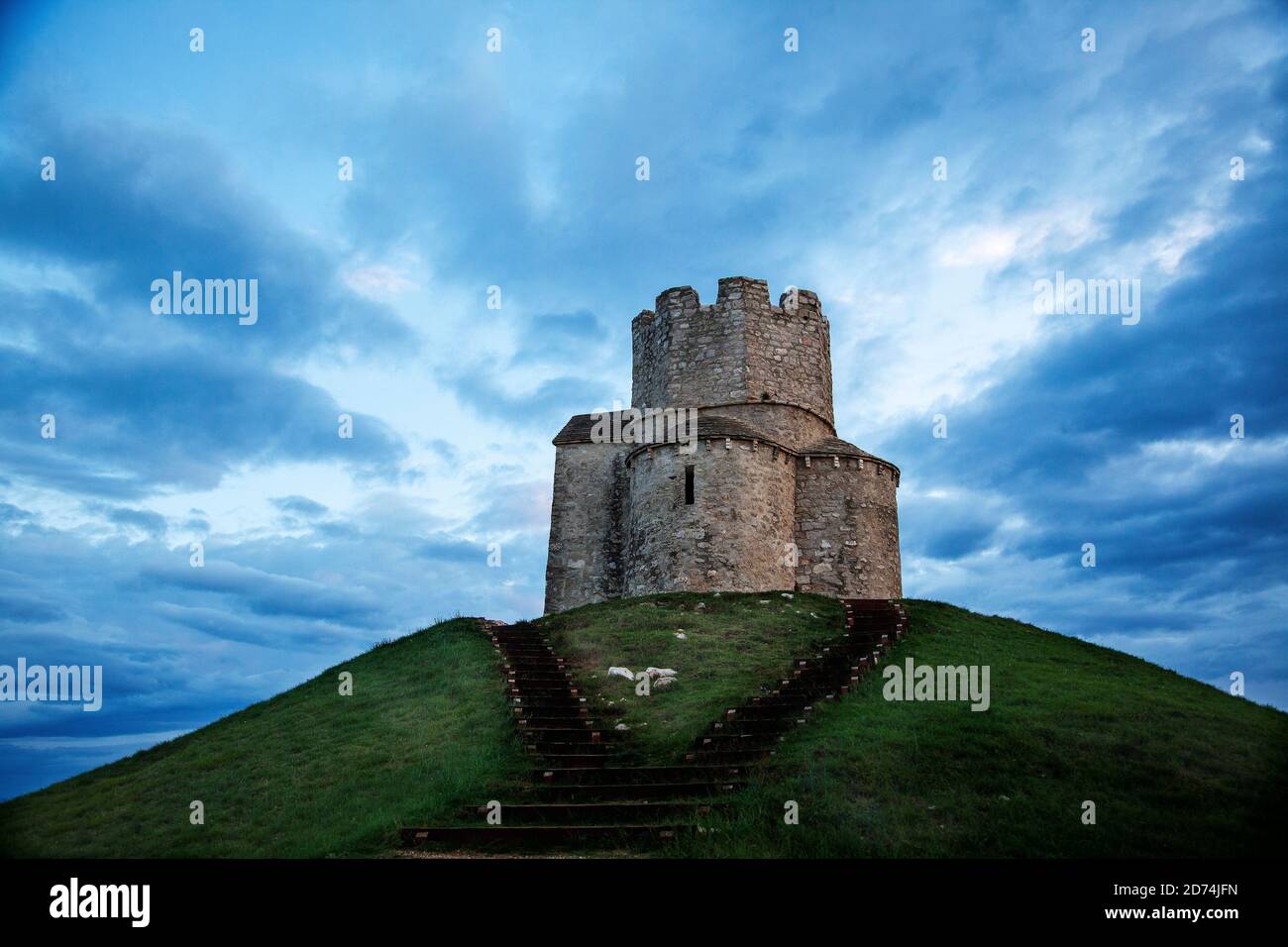 Kirche St. Nikola. Nin. Zadar. Kroatien Stockfoto