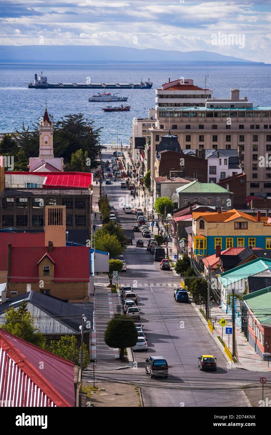 Punta Arenas, Magallanes und Antartica Chilena Region, chilenisches Patagonien, Chile Stockfoto