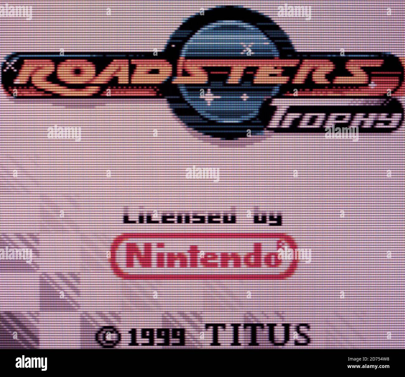 Roadsters Trophy - Nintendo Game Boy Color Videogame - Editorial Nur verwenden Stockfoto