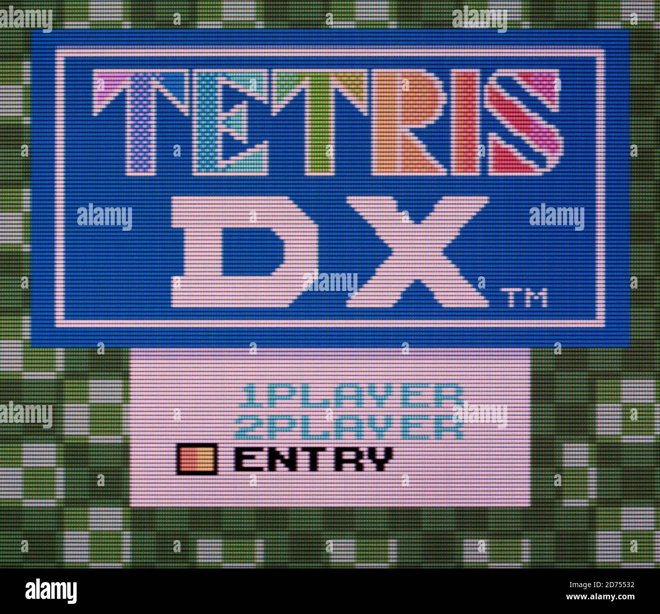 Tetris DX - Nintendo Game Boy Color Videogame - Editorial Nur verwenden Stockfoto
