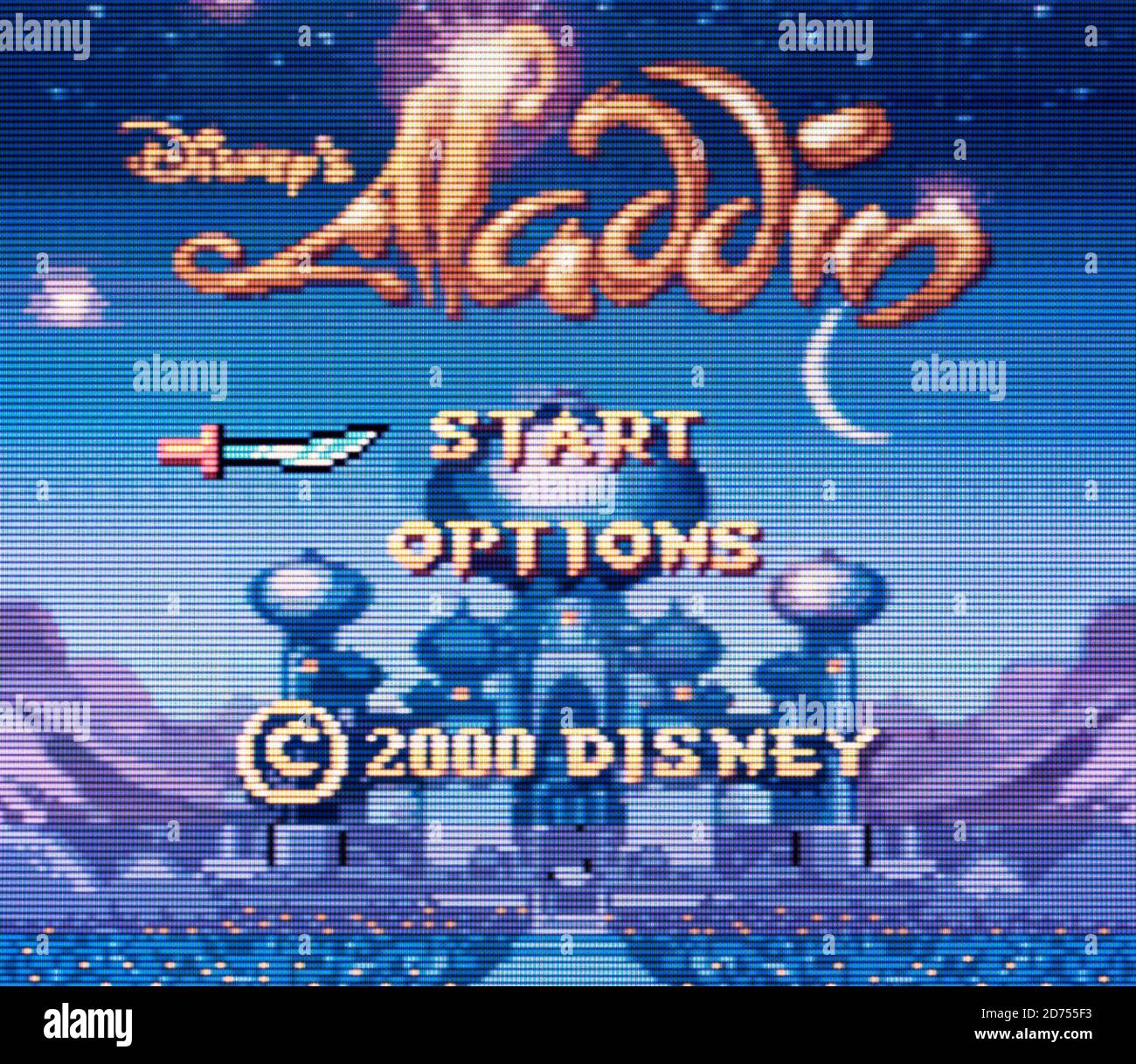 Aladdin - Nintendo Game Boy Color Videogame - redaktionelle Verwendung Nur Stockfoto