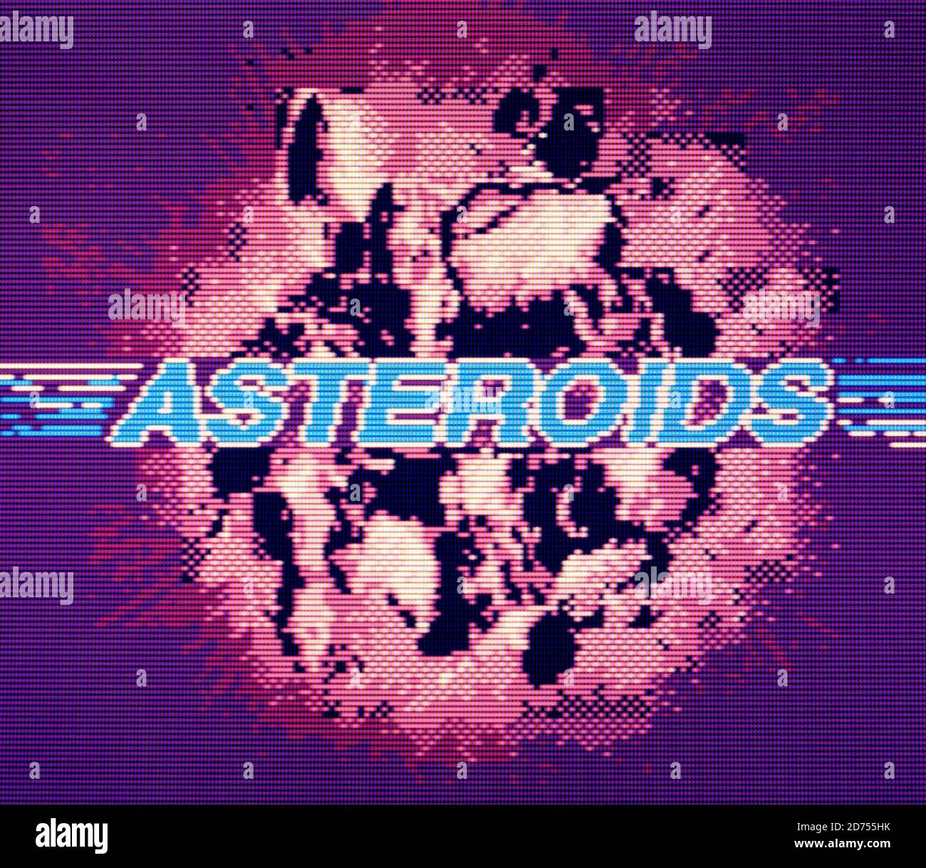 Asteroids - Nintendo Game Boy Color Videogame - redaktionelle Verwendung Nur Stockfoto