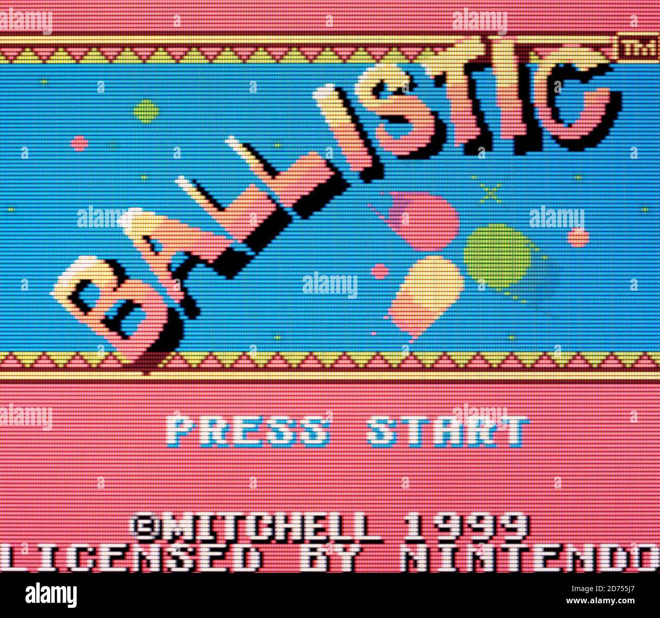 Ballistic - Nintendo Game Boy Color Videogame - redaktionelle Verwendung Nur Stockfoto