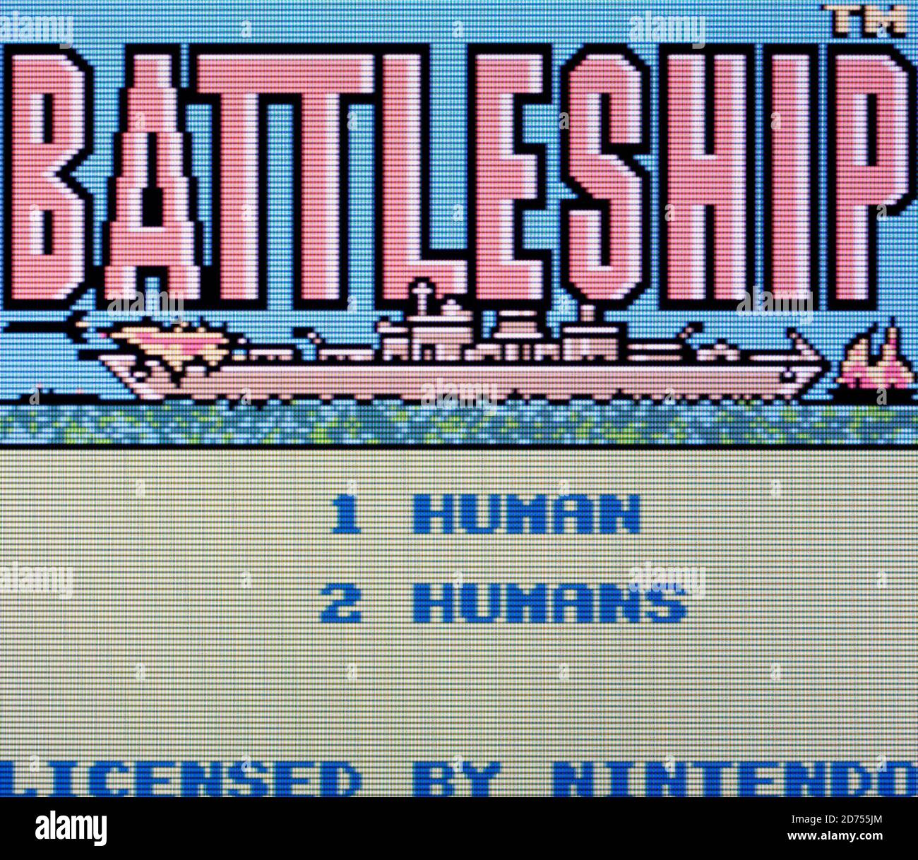 Battleship - Nintendo Game Boy Color Videogame - redaktionelle Verwendung Nur Stockfoto