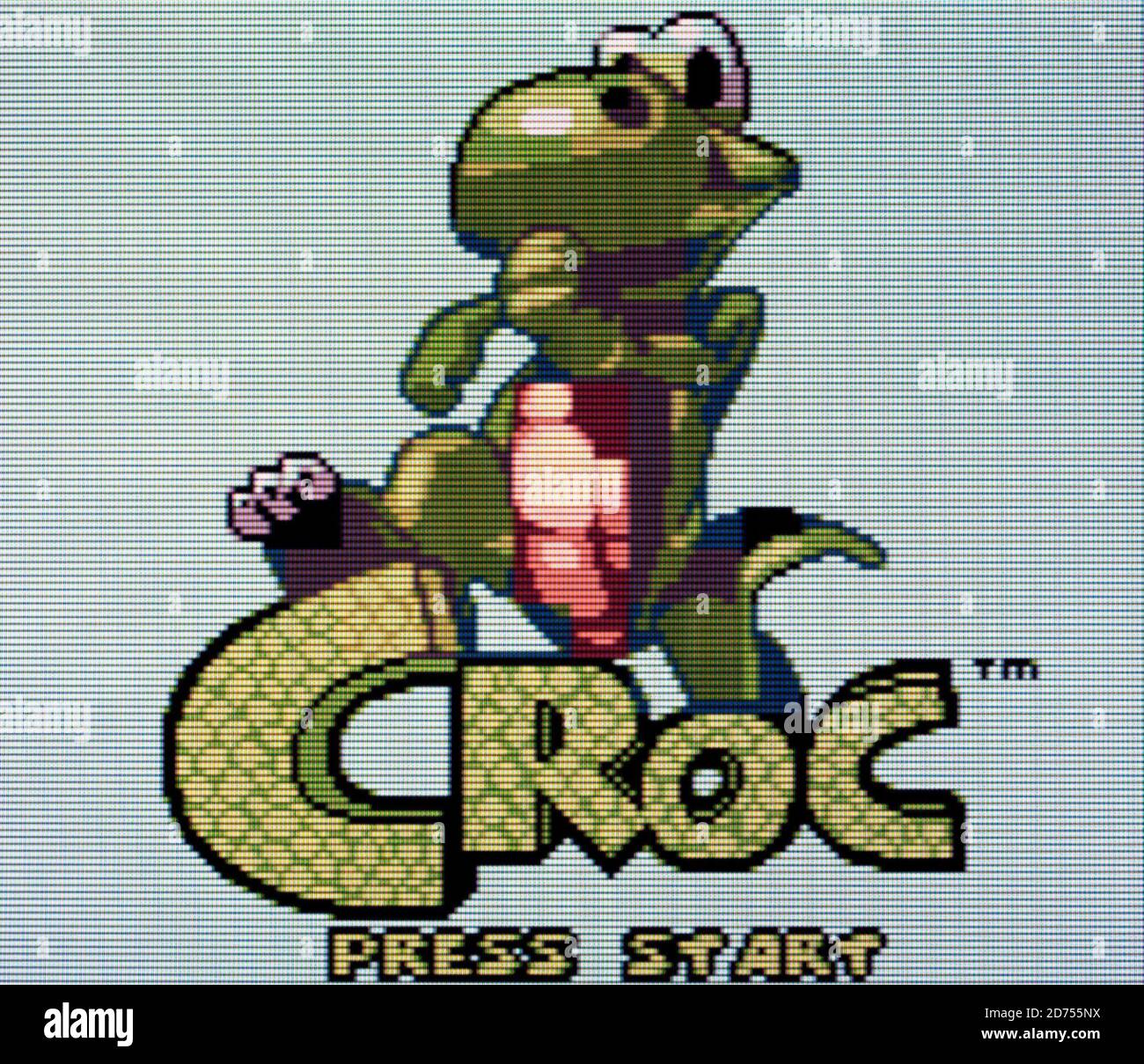 Croc - Nintendo Game Boy Color Videogame - redaktionelle Verwendung Nur Stockfoto