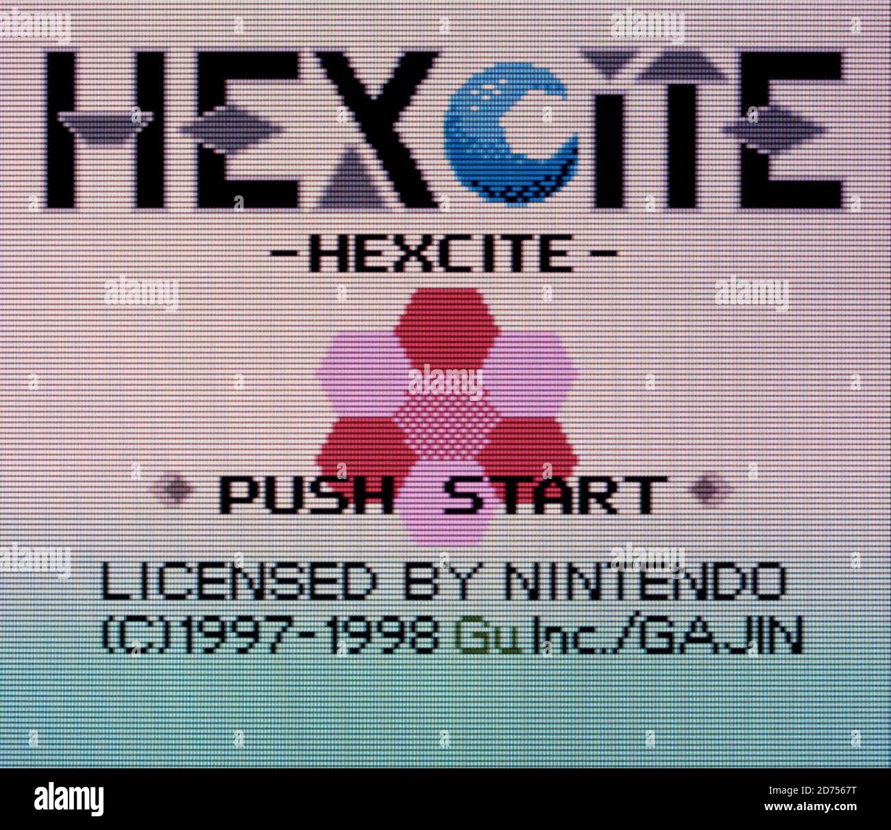 Hexcite - Nintendo Game Boy Color Videogame - redaktionelle Verwendung Nur Stockfoto