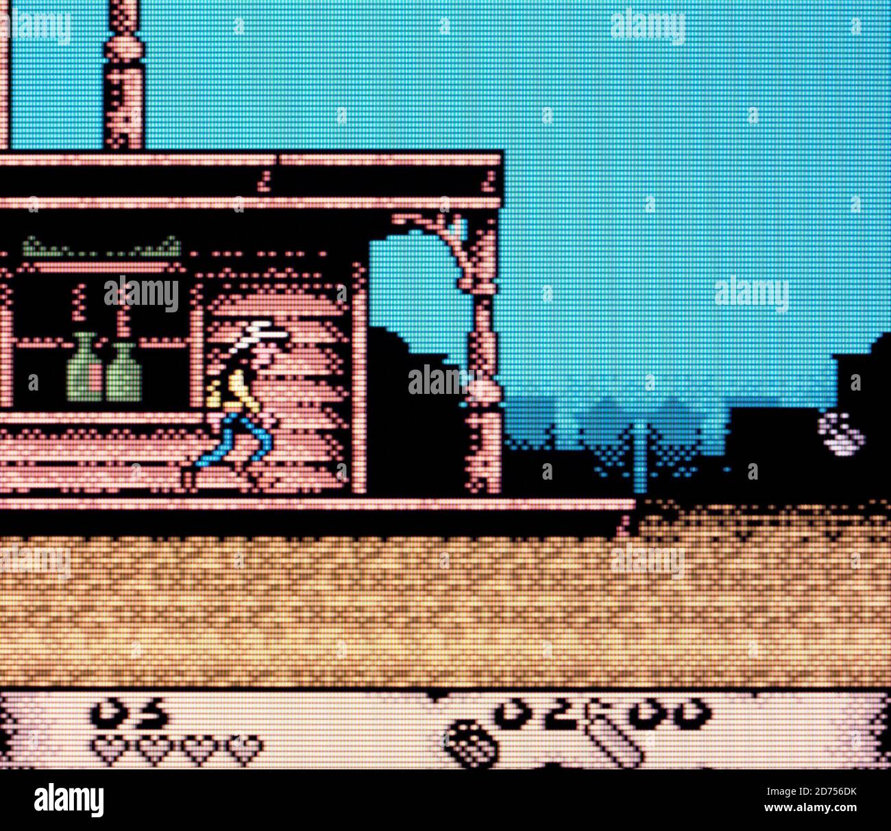 Lucky Luke des[erado Train - Nintendo Game Boy Color Videogame - nur für redaktionelle Zwecke Stockfoto