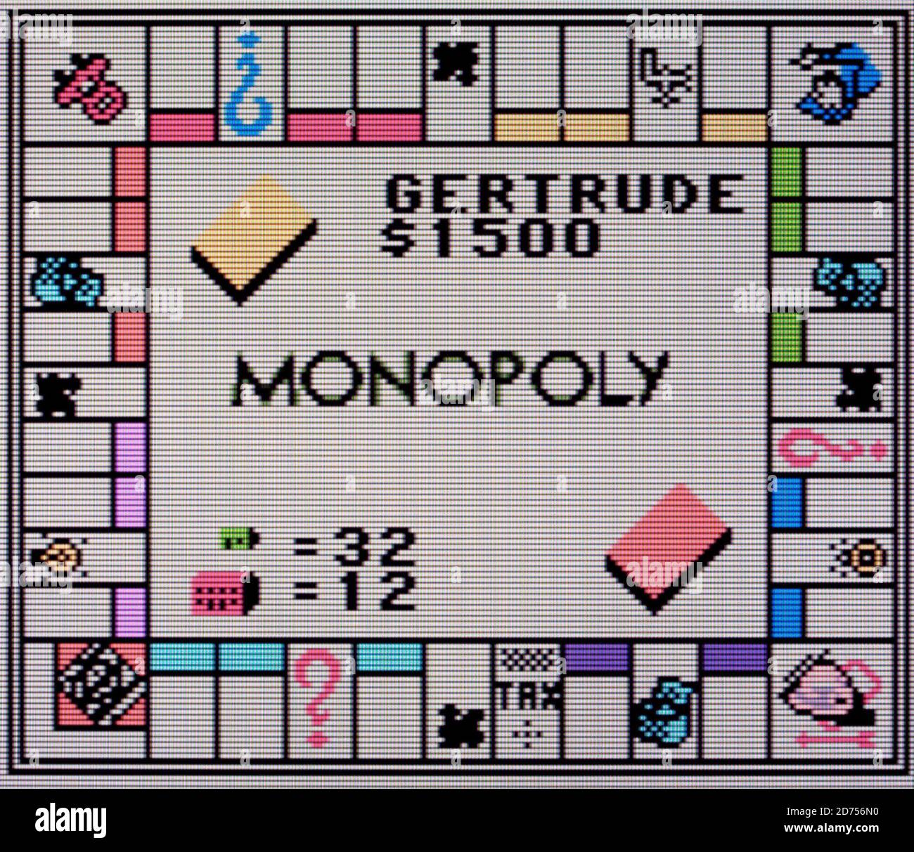 Monopoly - Nintendo Game Boy Color Videogame - redaktionelle Verwendung Nur Stockfoto