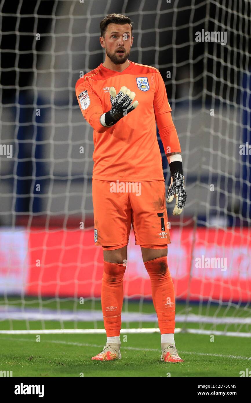 Huddersfield Town Torwart Ben Hamer während des Sky Bet Championship Spiels im John Smith's Stadium, Huddersfield. Stockfoto