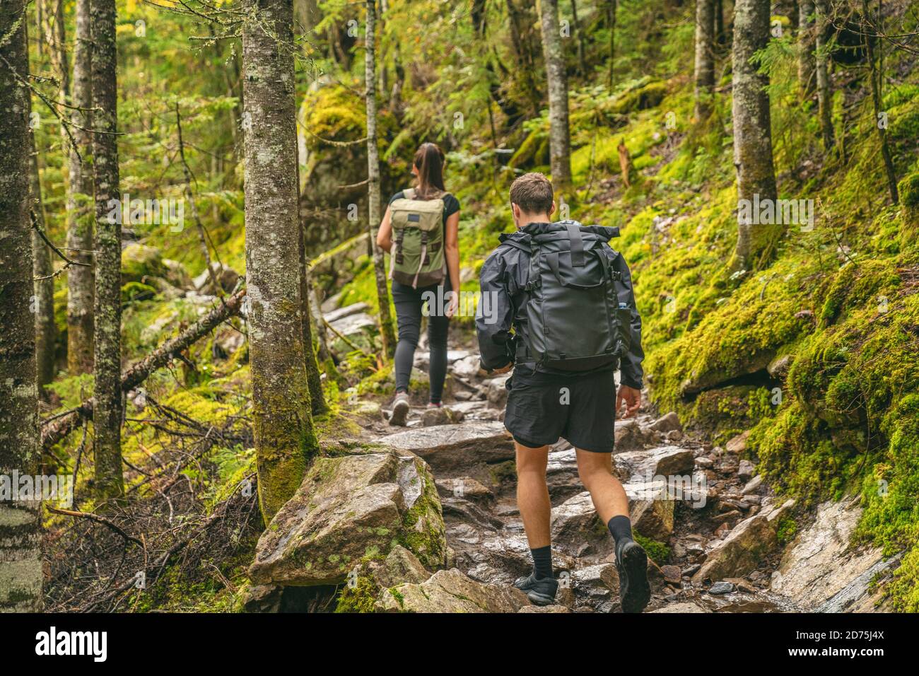 Gruppe Von Freunden Auf Wanderweg Stockfotos und bilder Kaufen Alamy