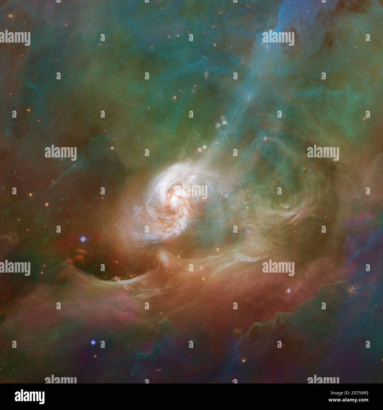 Tiefe Räume. Elemente dieses Bildes, die von der NASA bereitgestellt wurden. Stockfoto